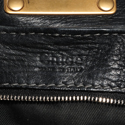 Chloe Leather Paddington Tote Black 8 of 10