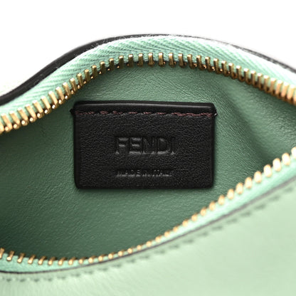 Fendi Vitello Grace New Matte Nano Fendigraphy Hobo Charm Menta 6 of 11