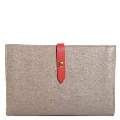 Celine Calfskin Large Multifunction Strap Wallet Light Taupe 1 of 8
