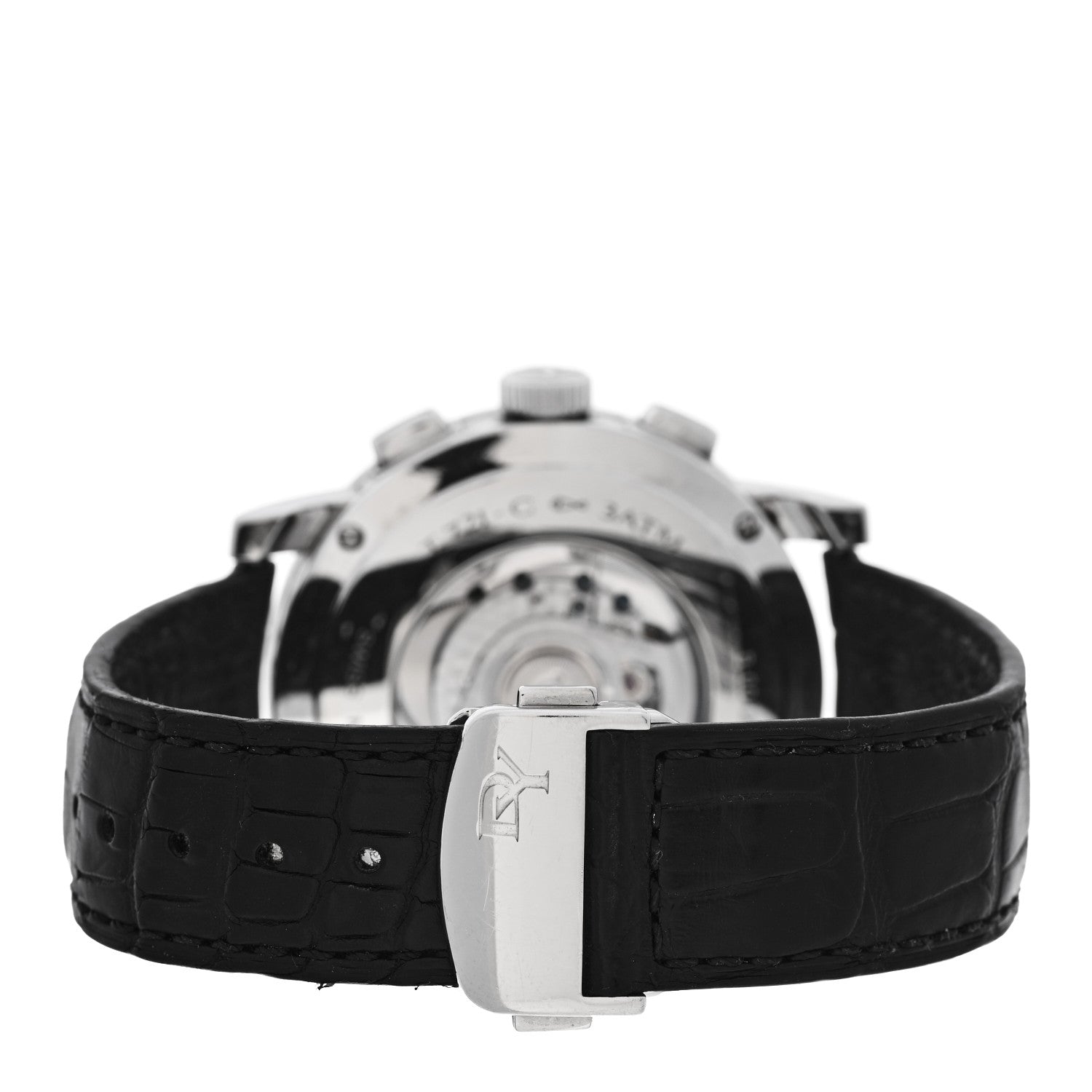 David Yurman Stainless Steel Alligator 46mm Classic Chronograph Automatic Watch Black 3 of 4