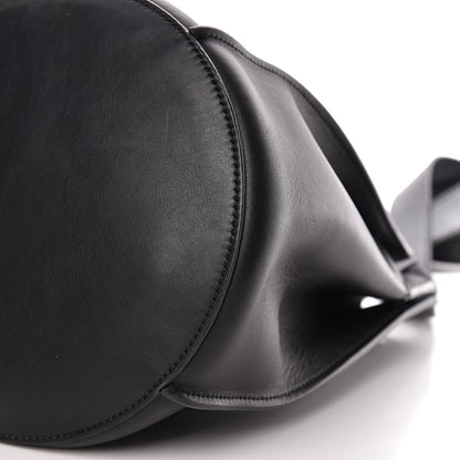 Celine Smooth Calfskin Long Strap Big Bucket Bag Black 10 of 12