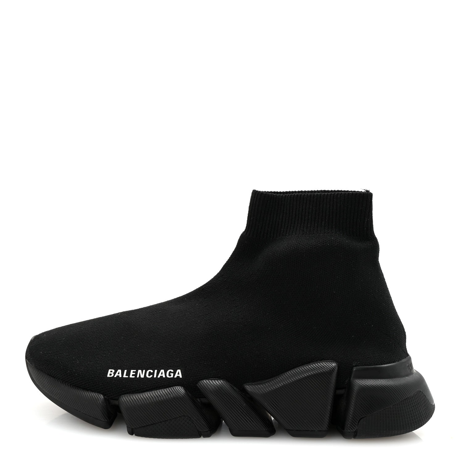 Balenciaga Technical 3D Recycled Knit Womens Speed 2.0 Sneakers 39 Monocolor Black 1 of 10