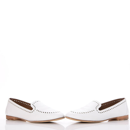 Hermes Calfskin Ovale Moccasin Loafers 38.5 6 of 12
