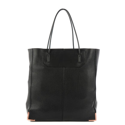 Alexander Wang Pebbled Calfskin Prisma Skeletal Tote Black Rose Gold Hardware 1 of 9