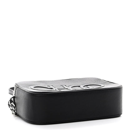 Jimmy Choo Calfskin Logo Camera Bag Black 5 of 11