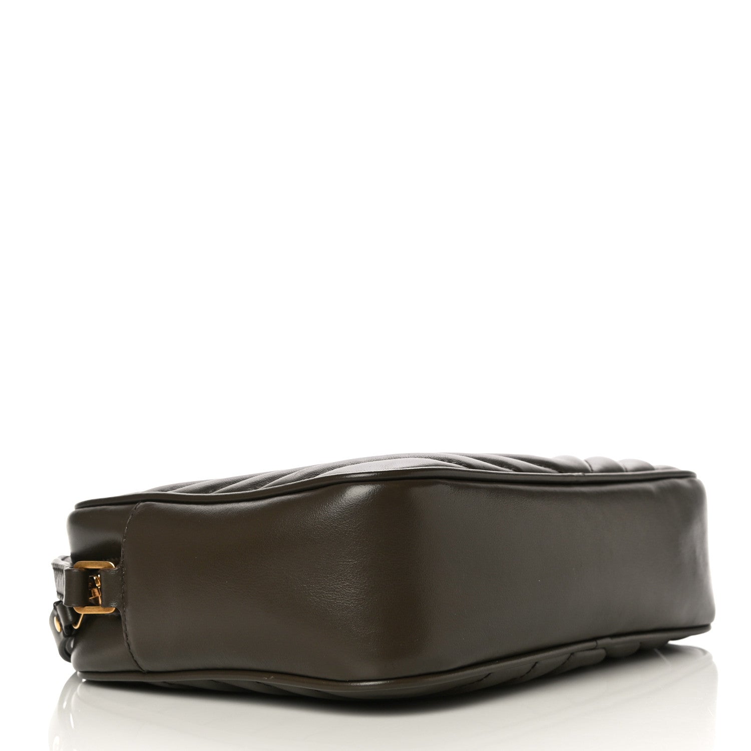 Saint Laurent Calfskin Matelasse Monogram Lou Camera Bag Military Olive 4 of 11