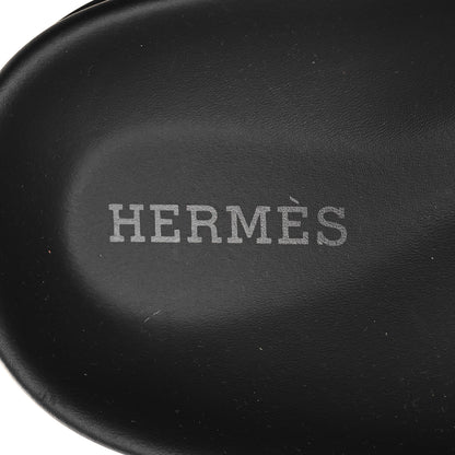 Hermes Suede Goatskin Womens Chypre Sandals 36 Rouge Ecarlate 8 of 9