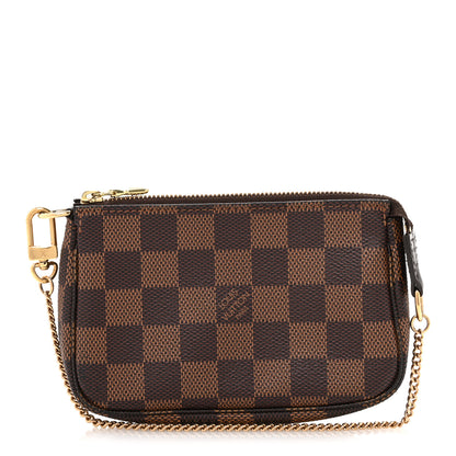 Louis Vuitton Damier Ebene Mini Pochette Accessories 1 of 8
