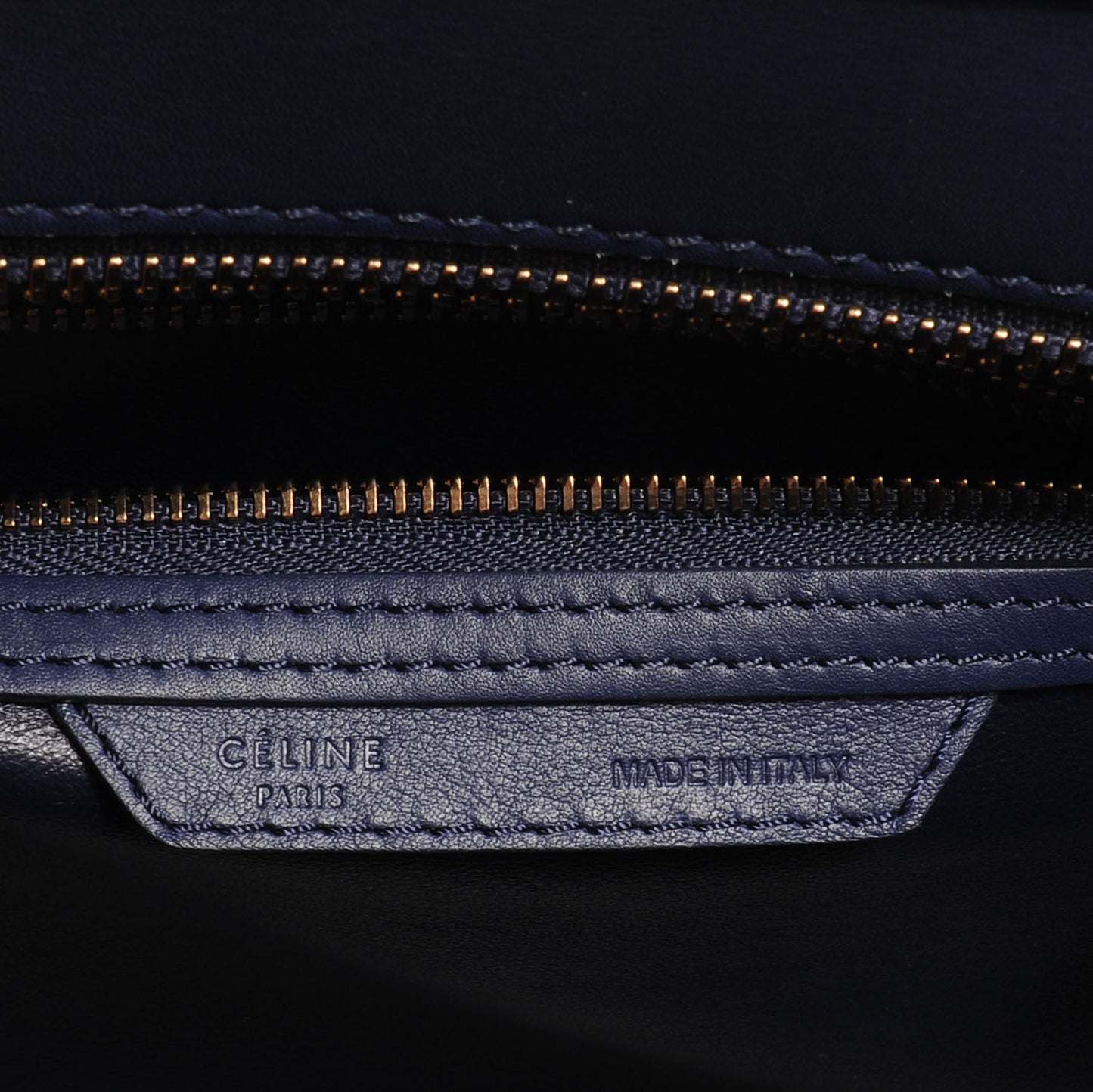 Palmelato Leather Micro Luggage Deepsea