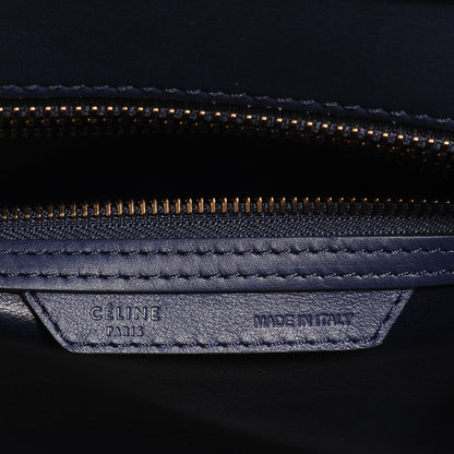 Celine Palmelato Leather Micro Luggage Deepsea 7 of 8