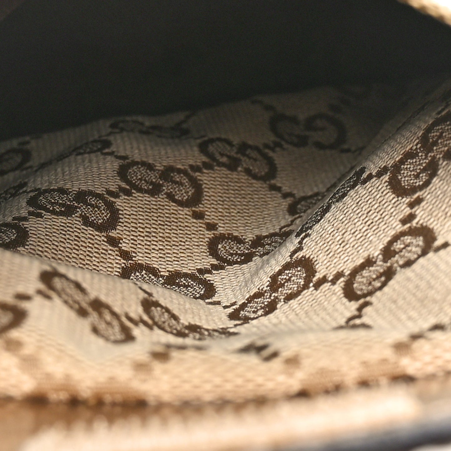 GG Monogram Web Double Pocket Belt Bag Gold Pink