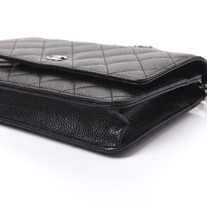 Chanel Caviar Quilted Wallet On Chain WOC Black 6 of 11