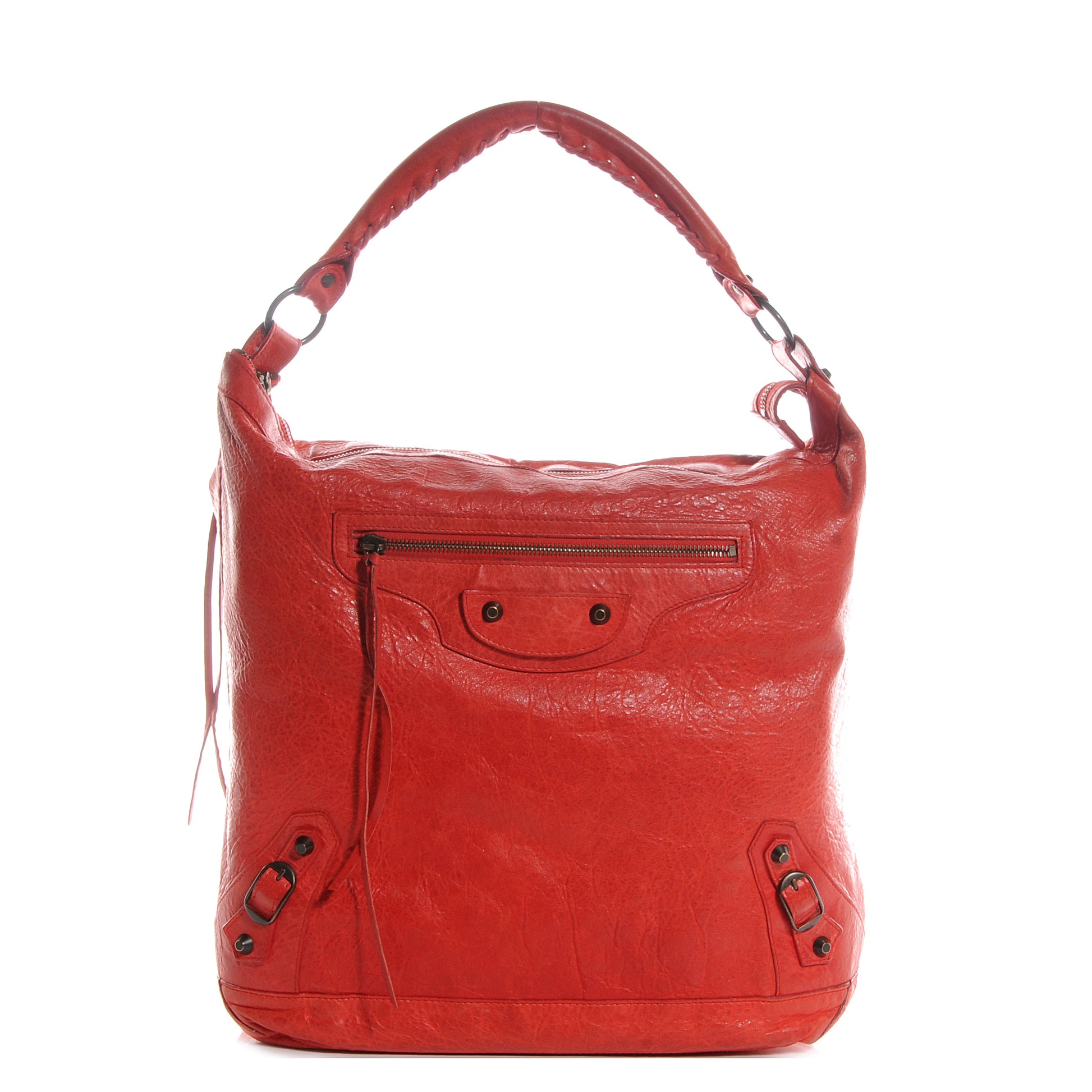 Balenciaga Agneau Day Hobo Vermillion 1 of 9