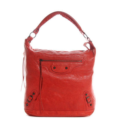 Balenciaga Agneau Day Hobo Vermillion 1 of 9