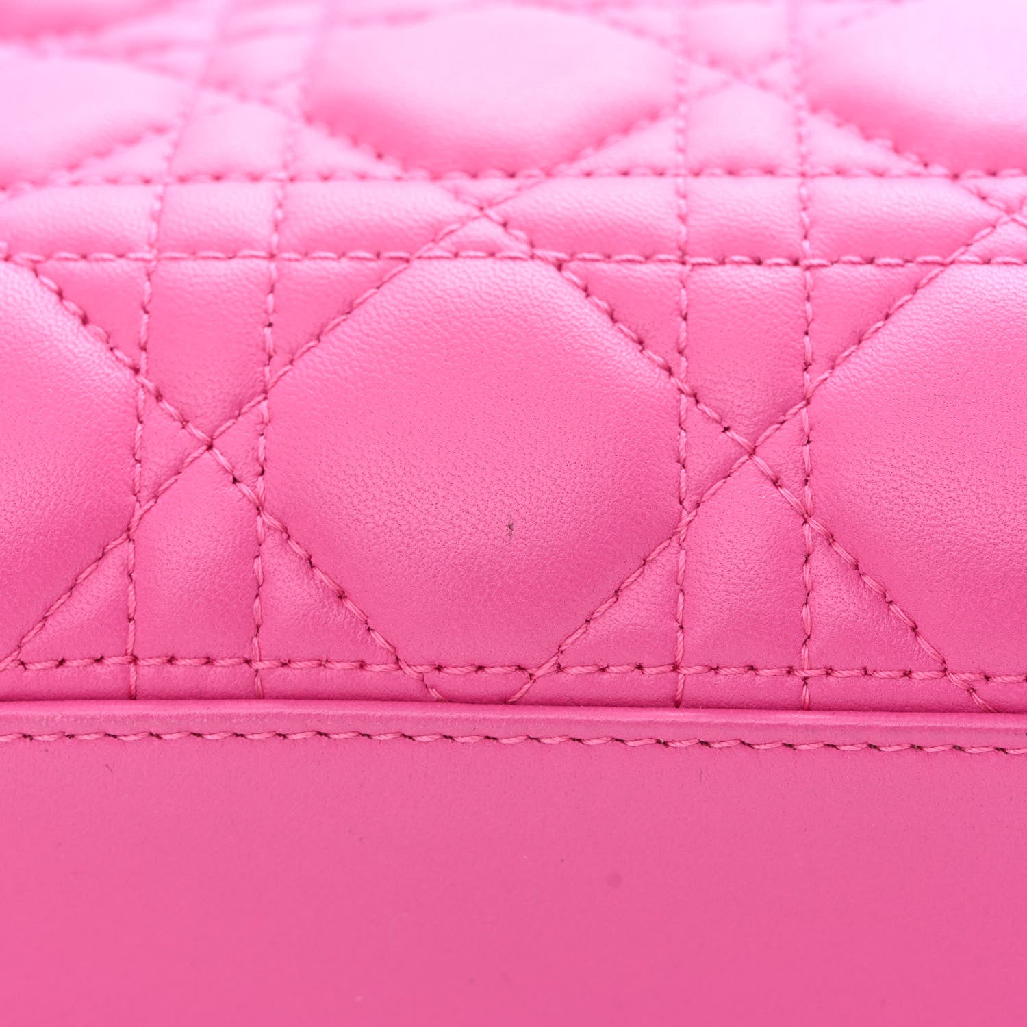 Christian Dior Lambskin Cannage Medium Lady Dior Pink 13 of 16