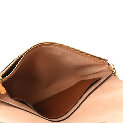 Louis Vuitton Soft Calfskin My Lockme Pochette Arizona Quartz Caramel 5 of 11