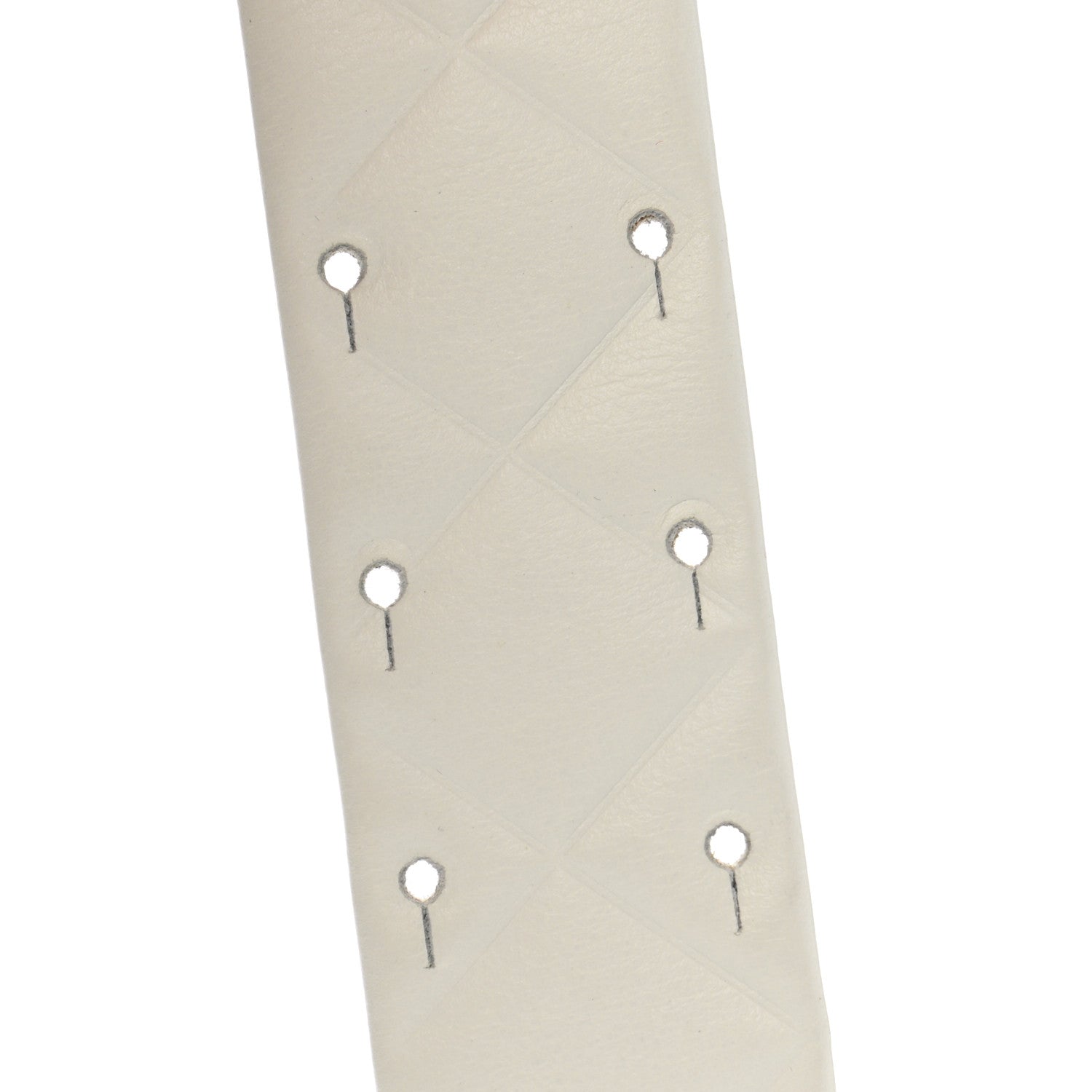 Chanel Lambskin Quilted CC Belt 70 28 White 4 of 10
