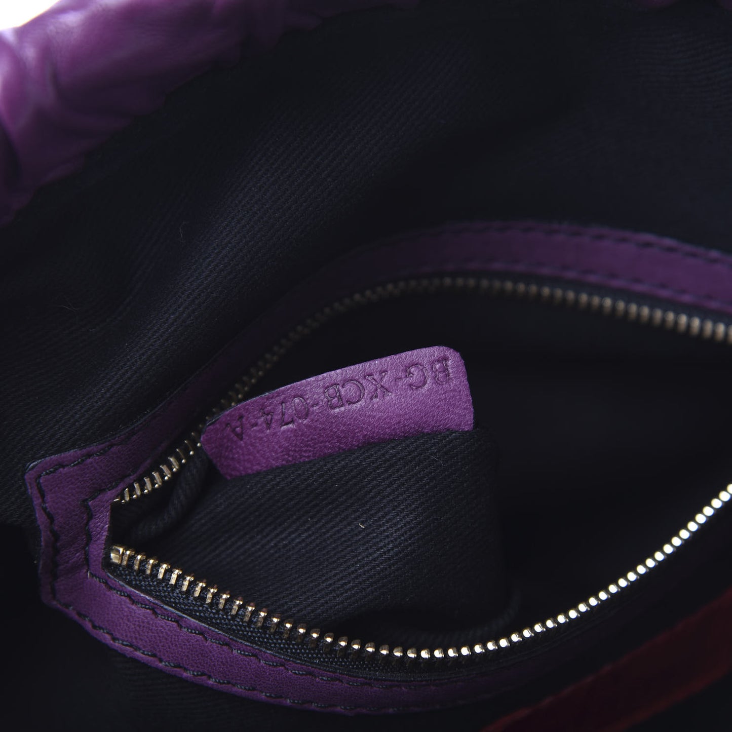 Nappa Jardin Rose Frame Duffel Purple