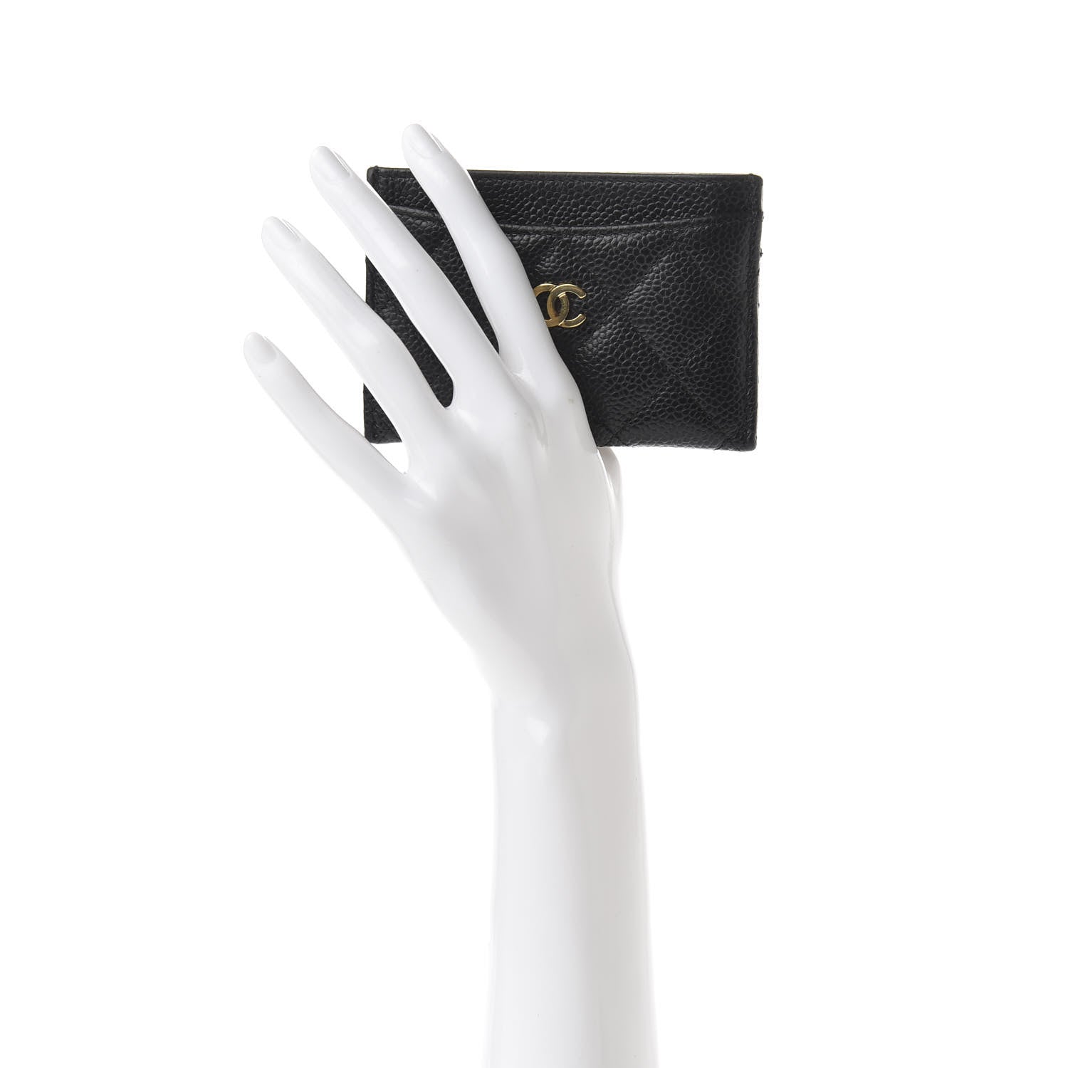 Chanel Caviar Quilted Card Holder Black 2 of 9