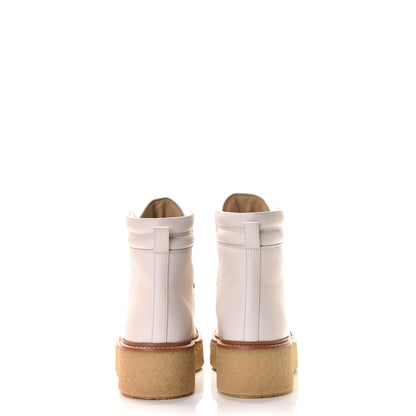 Hermes Calfskin Discovery Ankle Boot 36 White 5 of 7