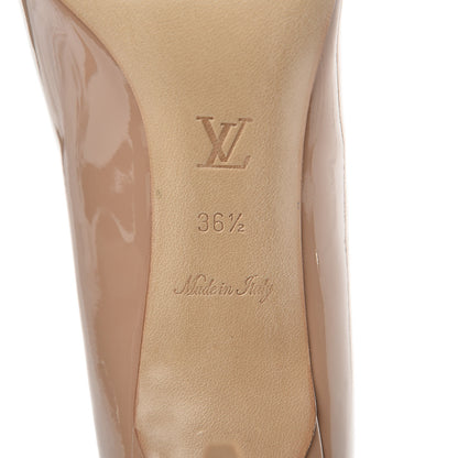 Louis Vuitton Patent Calfskin Fiancee Pumps 36.5 Ecru 6 of 12