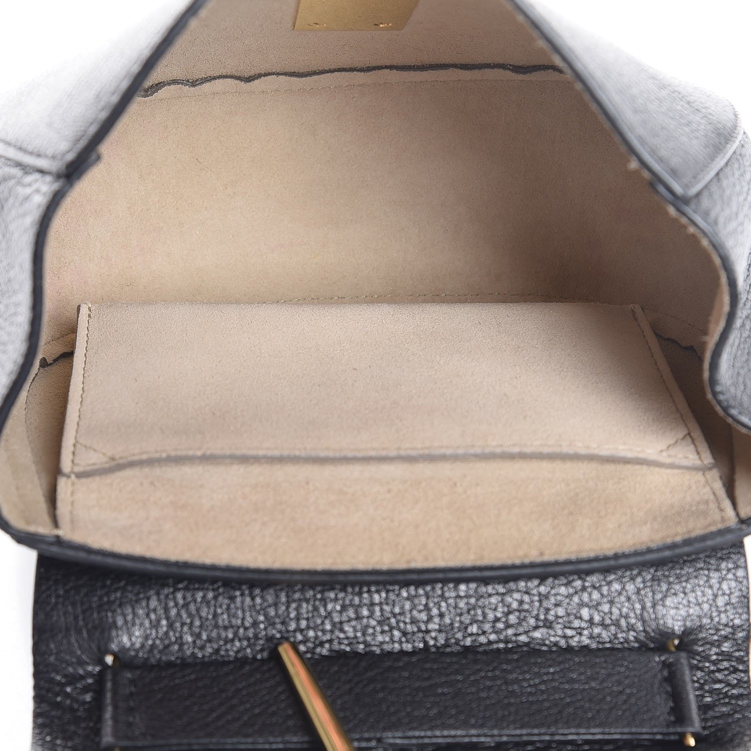 Chloe Grained Lambskin Mini Drew Shoulder Bag Black 5 of 7