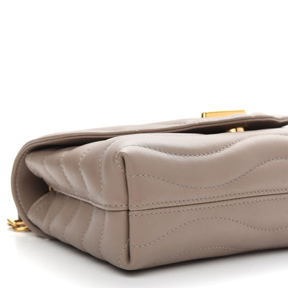 Louis Vuitton Calfskin LV New Wave Chain Bag Taupe 7 of 8