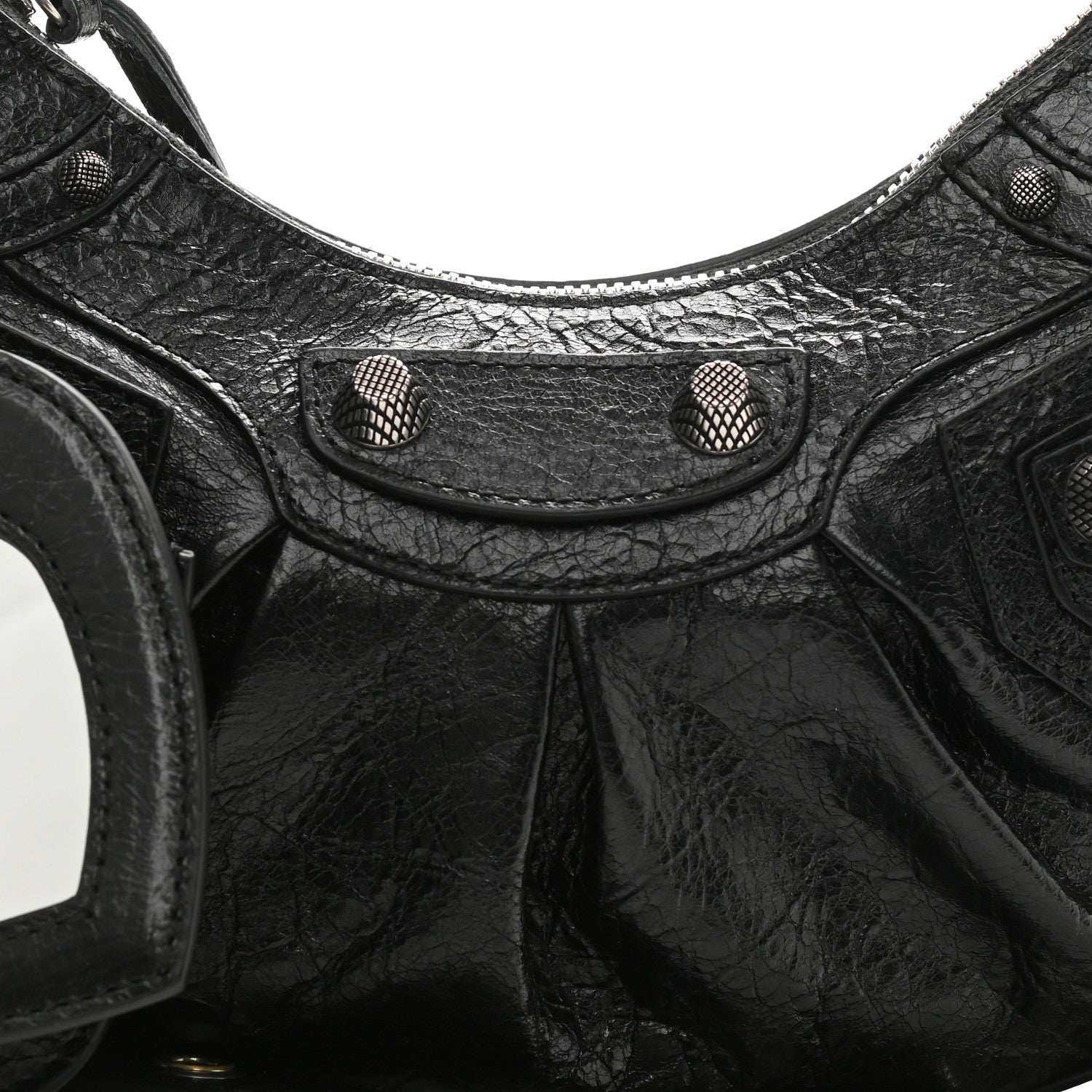 Balenciaga Agneau Arena Le Cagole Shoulder Bag XS Black 11 of 12
