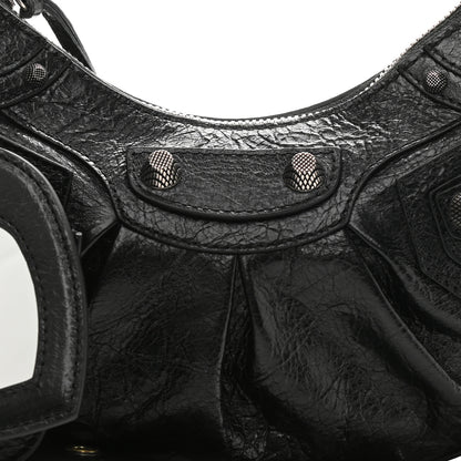 Balenciaga Agneau Arena Le Cagole Shoulder Bag XS Black 11 of 12