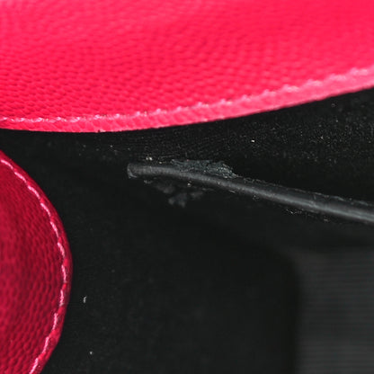 Saint Laurent Grain De Poudre Small Monogram Kate Satchel Bubblegum 18 of 22