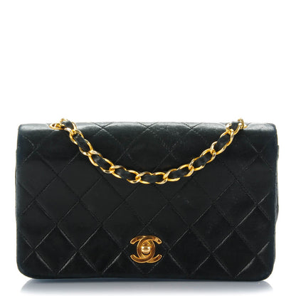 Chanel Lambskin Quilted Mini Flap Black 1 of 14