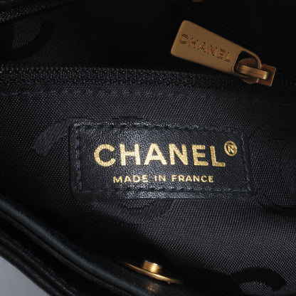 Chanel Calfskin Contrast Stitch Surpique Tote Black 6 of 8