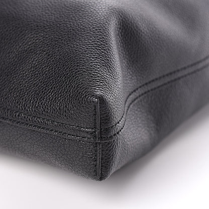 Gucci Calfskin Mens Logo Vertical Shopping Tote Black 6 of 11