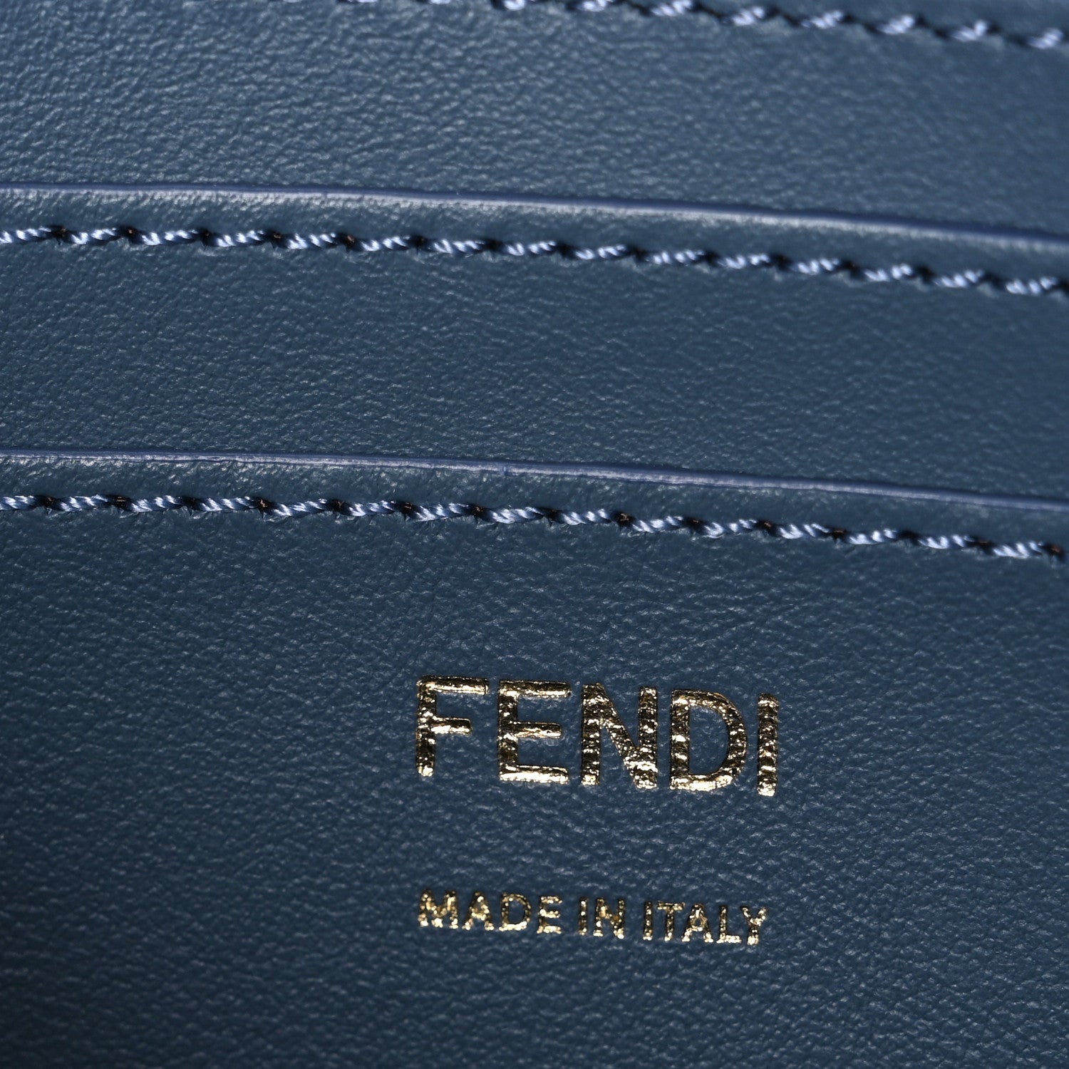 Fendi Fabric Jacquard Vitello Grace FF 1974 Baguette Pouch Myrtle Multicolor Soft Gold 6 of 10
