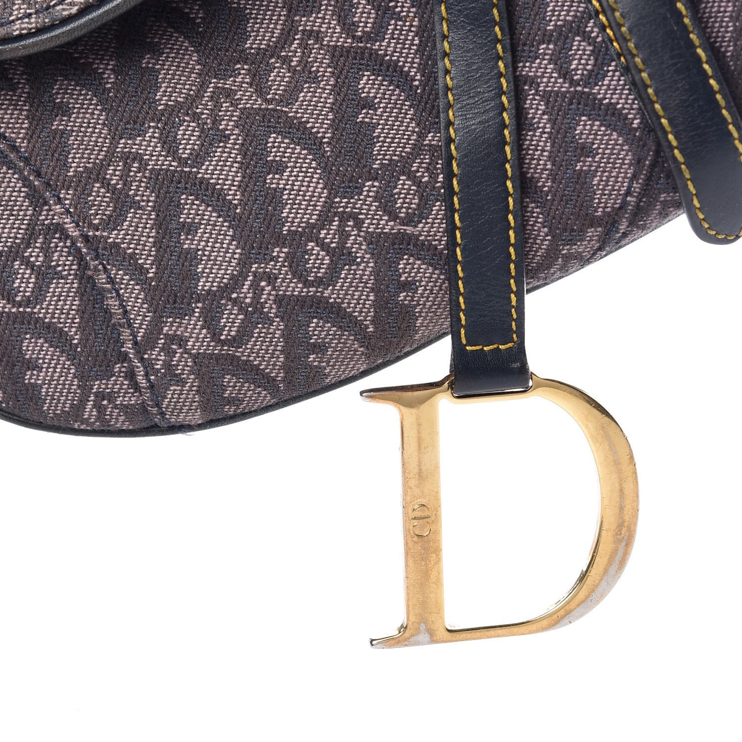 Monogram Saddle Bag Blue