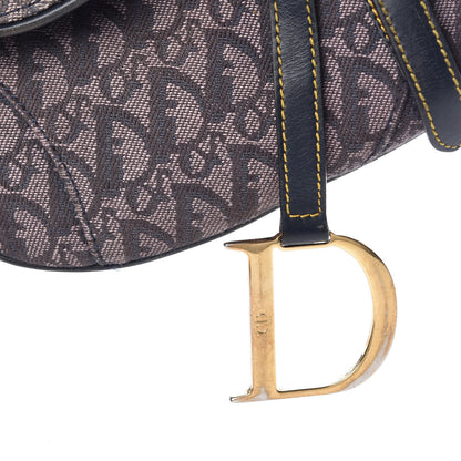 Christian Dior Monogram Saddle Bag Blue 14 of 14