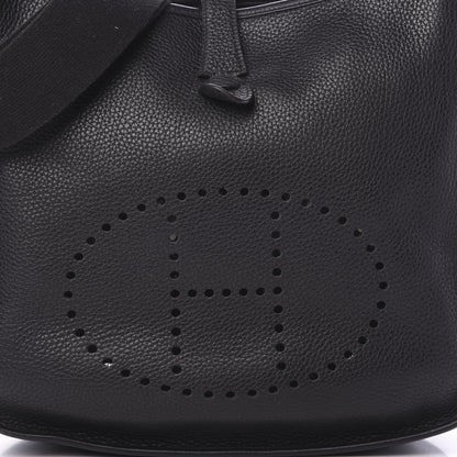 Hermes Taurillon Clemence Evelyne III GM Black 7 of 11