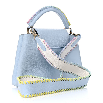 Louis Vuitton Taurillon Capucines BB Wisteria Light Blue 2 of 11