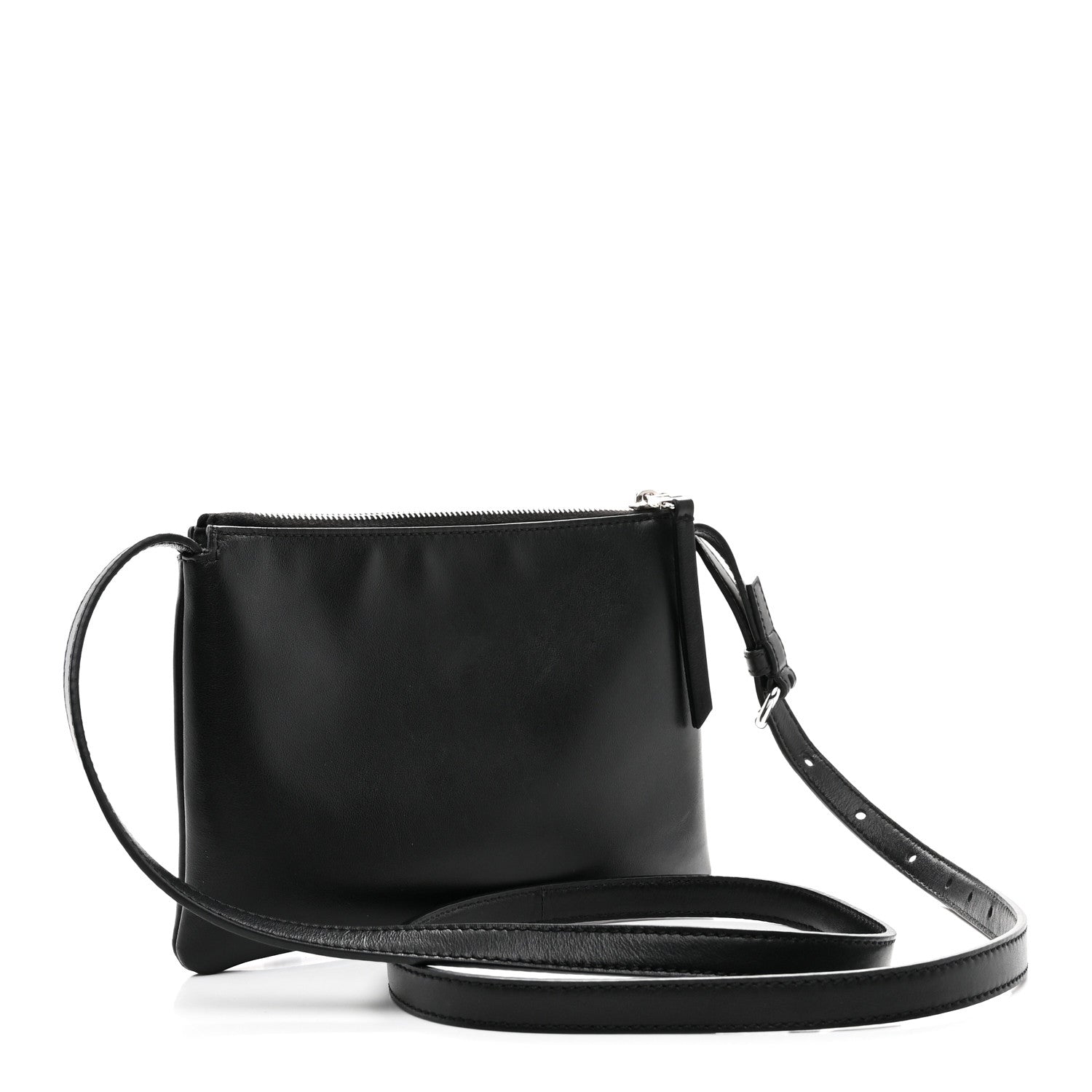Fendi Vitello Mini Crossbody Pouch Black 3 of 10