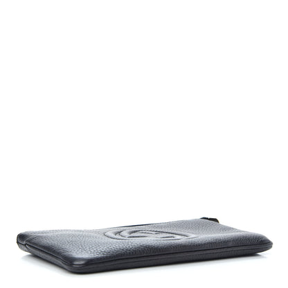 Gucci Pebbled Calfskin Soho Wristlet Black 4 of 7