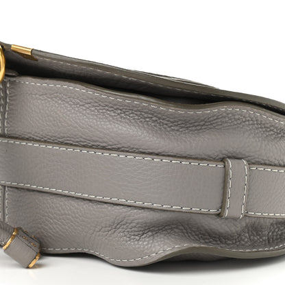 Chloe Calfskin Medium Marcie Round Crossbody Bag Cashmere Grey 12 of 12