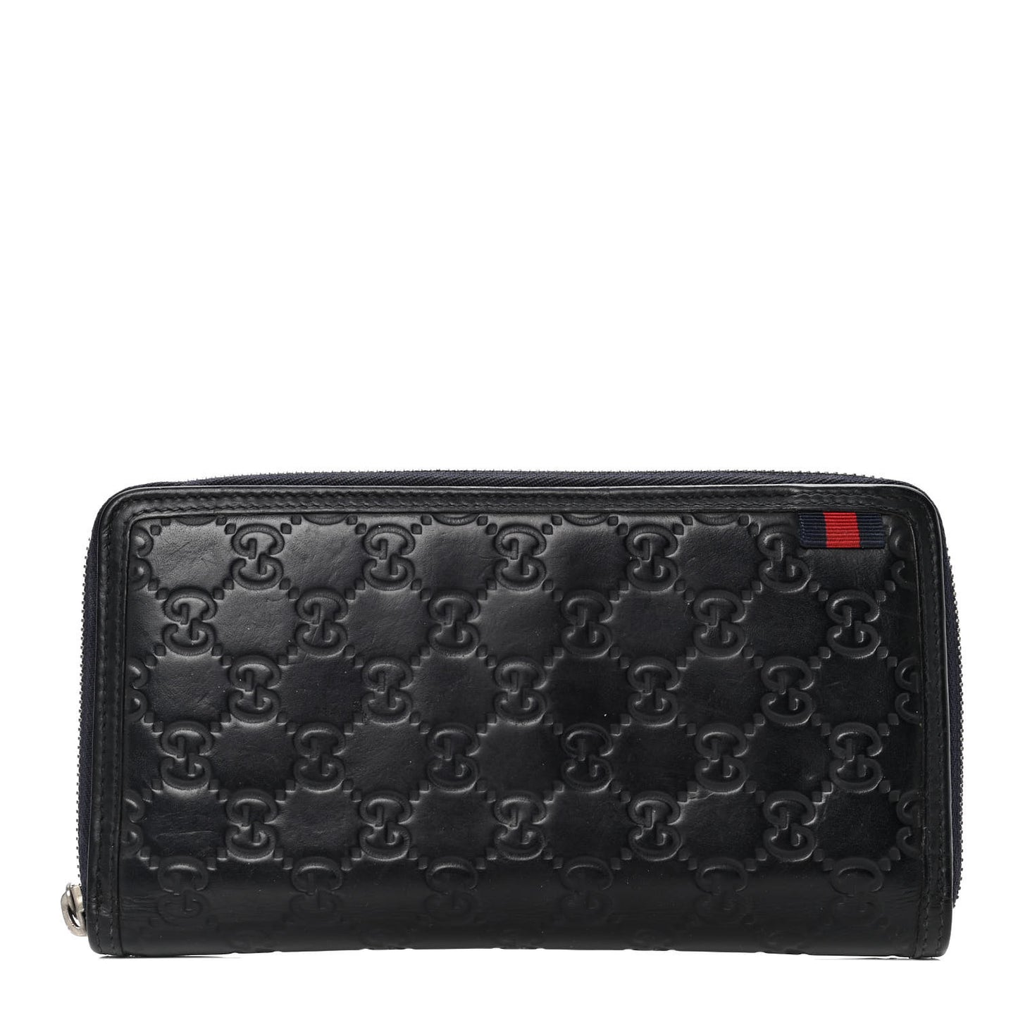 Guccissima Signature Continental Wallet Navy