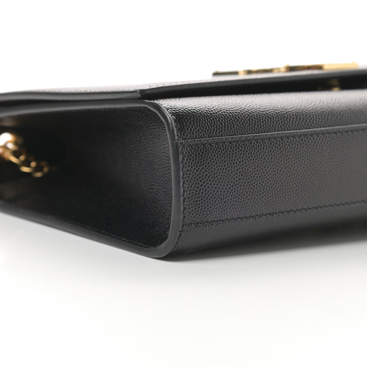 Grain De Poudre Medium Classic Monogram Kate Satchel Black