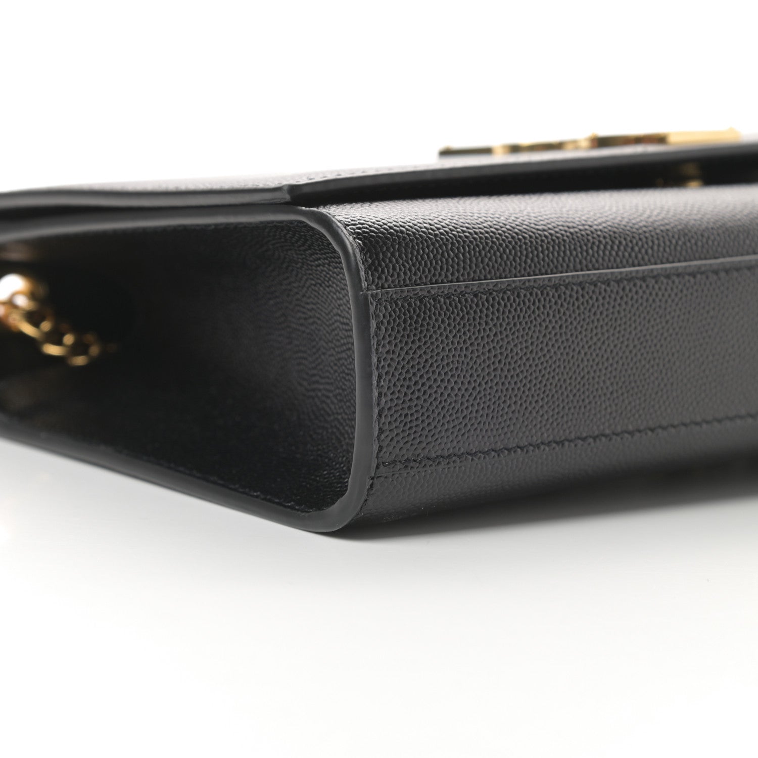 Saint Laurent Grain De Poudre Medium Classic Monogram Kate Satchel Black 9 of 11