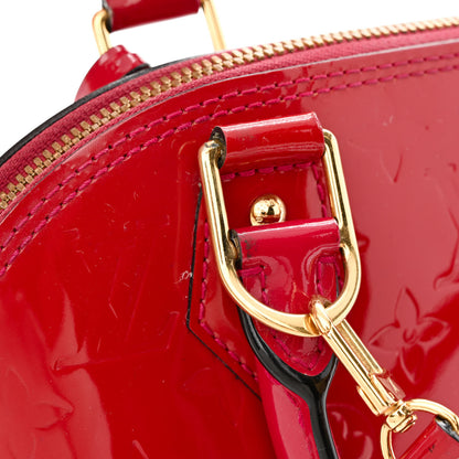 Louis Vuitton Vernis Alma BB Magenta 10 of 11