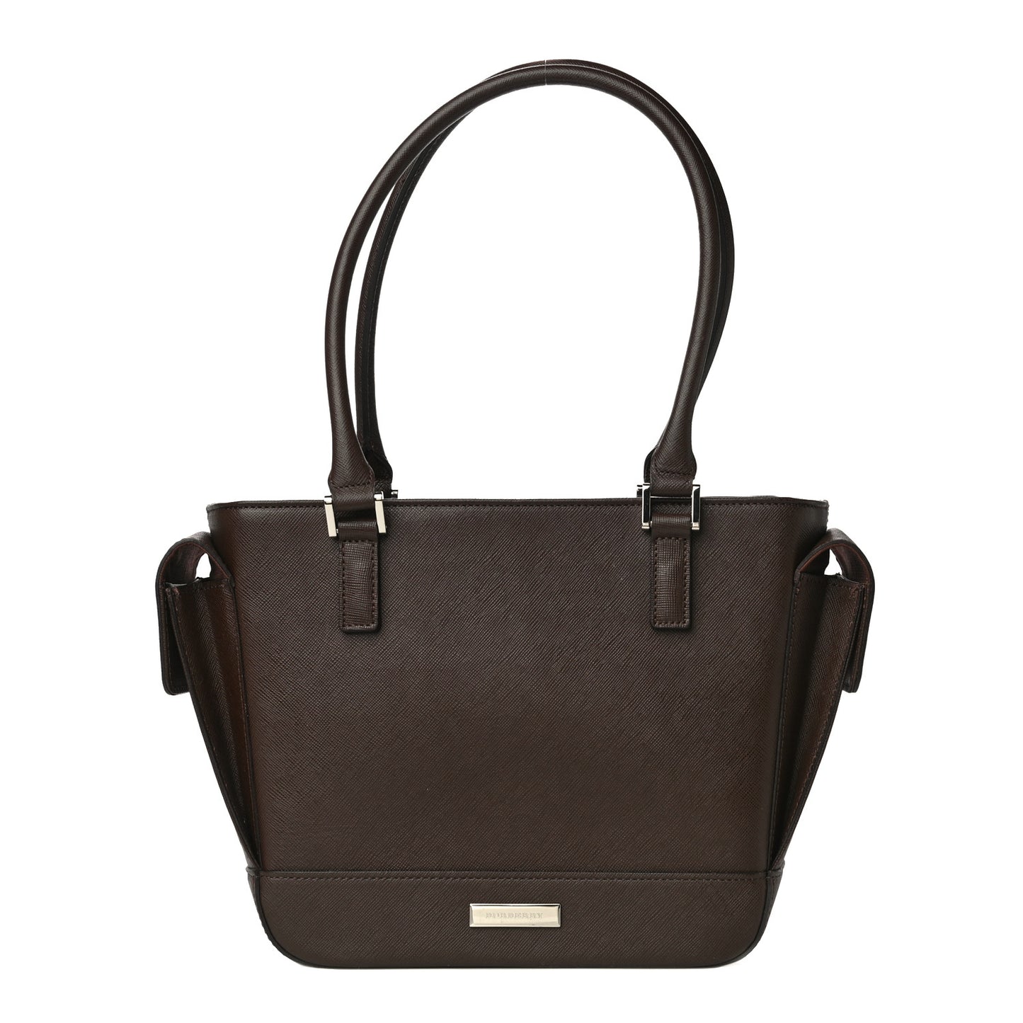 Saffiano Top Handle Tote Brown