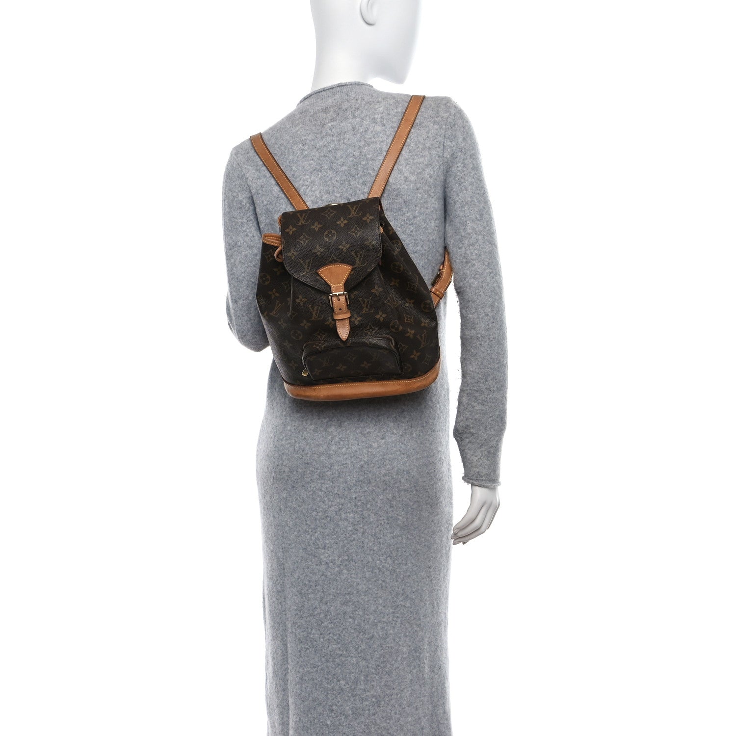 Louis Vuitton Monogram Montsouris MM Backpack 2 of 12