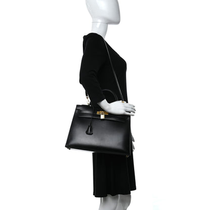 Hermes Box Kelly Sellier 32 Black 2 of 37
