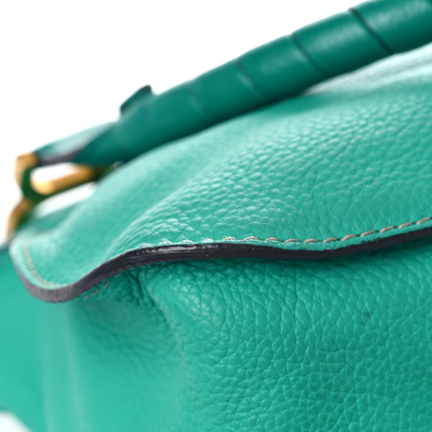 Calfskin Medium Marcie Satchel Jade Green