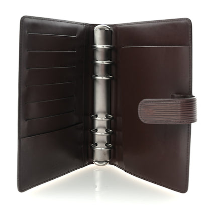 Louis Vuitton Epi Medium Ring Agenda Cover Moka 5 of 6